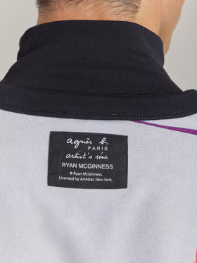 HOMME メンズ 【Outlet】NU37 CARDIGAN アーティスト ジップカーディガン Ryan McGinness マルチ