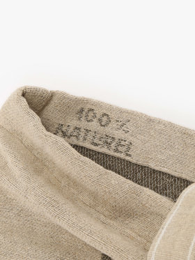 FEMME ウィメンズ 【Outlet】ロゴ プリント コットン リネン トートバッグ ”Elie” (ユニセックス) グリーン系その他