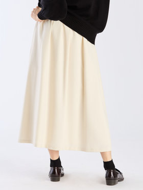 To b. by agnès b. 【Outlet】セミフレアスカート ホワイト