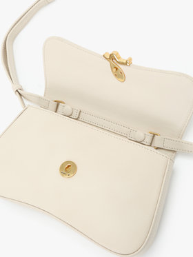 VOYAGE ウィメンズ バッグ＆ウォレット 【Outlet】レザー 2way スモール ショルダーバッグ "Ingrid" ZAS04-03 オフホワイト