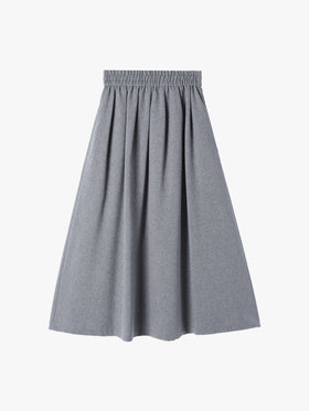 To b. by agnès b. 【Outlet】セミフレアスカート グレー