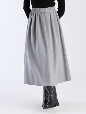 To b. by agnès b. 【Outlet】セミフレアスカート グレー
