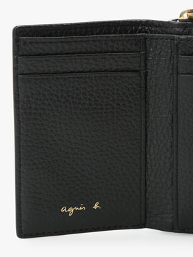 VOYAGE ウィメンズ バッグ＆ウォレット レザー 三つ折り ミニ ウォレット ”The b.” ABW02-02 ブラック