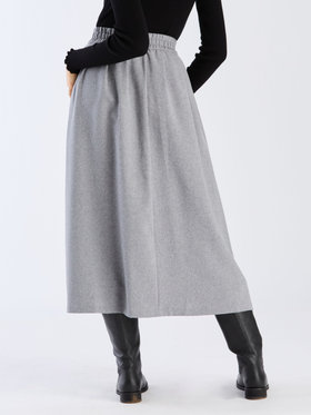 To b. by agnès b. 【Outlet】セミフレアスカート グレー