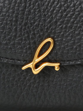 VOYAGE ウィメンズ バッグ＆ウォレット レザー 三つ折り ミニ ウォレット ”The b.” ABW02-02 ブラック