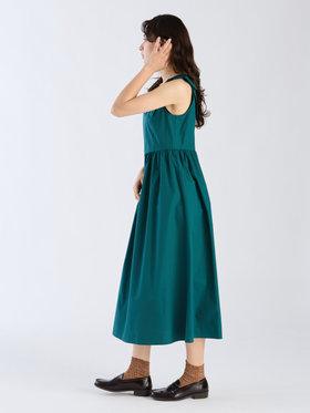 To b. by agnès b. 【Outlet】リボンドレス グリーン