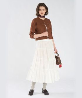 To b. by agnès b. To b. by agnes b.× green label relaxing オーガニックコットン ニュートラディショナルカーディガン ブラウン