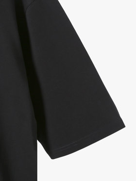 HOMME メンズ メンズ 刺繍 コットン 半袖 Tシャツ ”Lezard” ブラック