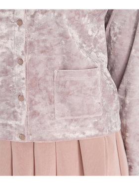 To b. by agnès b. 【Outlet】ベロア ジャージー カーディガン ベージュ