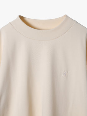 HOMME メンズ メンズ 刺繍 コットン 半袖 Tシャツ ”Lezard” ホワイト