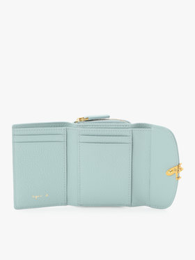 VOYAGE ウィメンズ バッグ＆ウォレット レザー 三つ折り ミニ ウォレット ”The b.” ABW02-02 ブルー