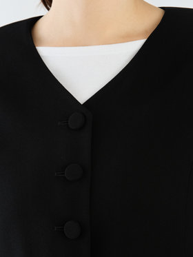FEMME ウィメンズ 【Outlet】U700 VESTE ジャケット ブラック