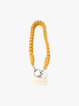 To b. by agnès b. モバイル ショルダーストラップ＆ハンドルストラップ セット イエロー