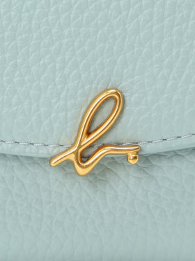 VOYAGE ウィメンズ バッグ＆ウォレット レザー 三つ折り ミニ ウォレット ”The b.” ABW02-02 ブルー