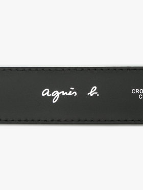 HOMME メンズ CU01 CEINTURE ベルト ブラック