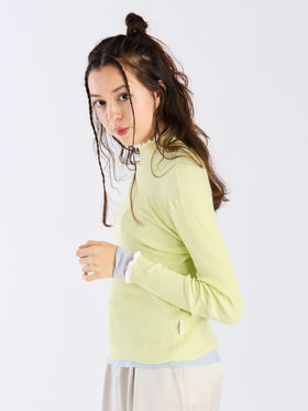 To b. by agnès b. 【Outlet】シアーリブタートル イエロー