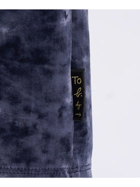 To b. by agnès b. 【Outlet】ベロア ジャージー カーディガン ネイビー