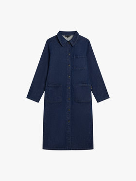 FEMME ウィメンズ デニム シャツワンピース ネイビー