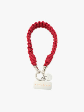 To b. by agnès b. モバイル ショルダーストラップ＆ハンドルストラップ セット レッド