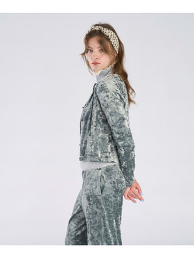 To b. by agnès b. 【Outlet】ベロア ジャージー カーディガン グリーン系その他