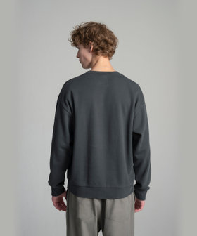 HOMME メンズ SPORT b. メンズ オーガニックコットン スター スウェット グレー