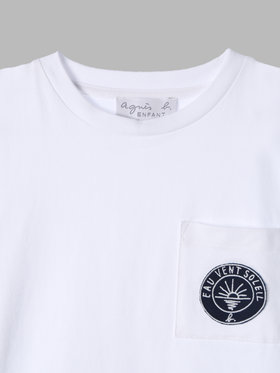 ENFANT ユニセックス JIB4 E TS キッズ Tシャツ ホワイト