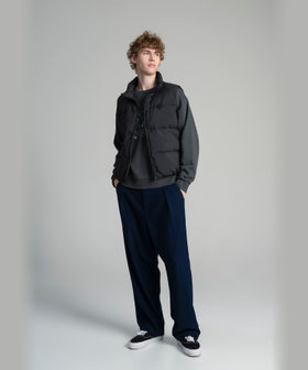 HOMME メンズ SPORT b. メンズ オーガニックコットン スター スウェット グレー