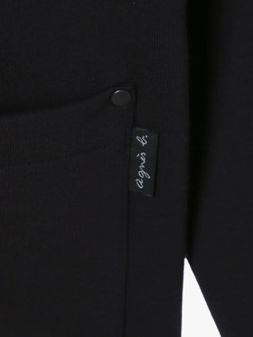 HOMME メンズ メンズ オーガニックコットン メルトン 長袖 カーディガンプレッション ”Khelian” ブルー系その他