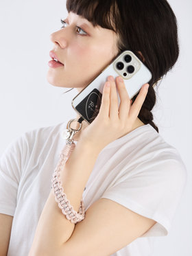 To b. by agnès b. WW39 MOBILE モバイル ハンドストラップ ピンク