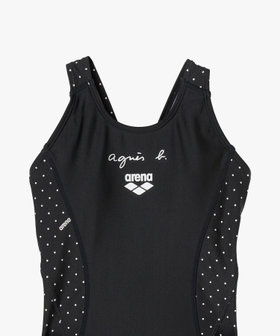 FEMME ウィメンズ agnes b. x arena フィットネスワンピーススパッツ 水着 ブラック