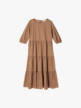 To b. by agnès b. 【Outlet】ティアードカラードレス ベージュ