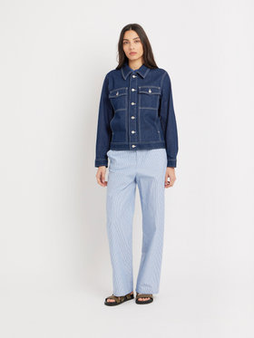 FEMME ウィメンズ デニム ジャケット ネイビー