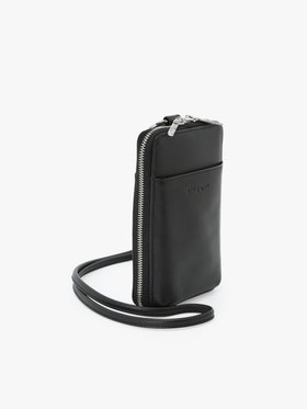 To b. by agnès b. レザー マルチポシェット ブラック