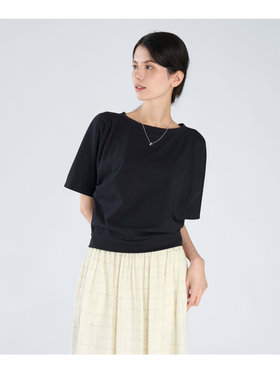 FEMME ウィメンズ 【Outlet】コットン 五分袖 Tシャツ "Davida" ブルー系その他