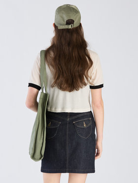 To b. by agnès b. 【Outlet】シアー コットン 半袖 リンガーTシャツ ホワイト