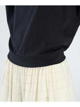 FEMME ウィメンズ 【Outlet】コットン 五分袖 Tシャツ "Davida" ブルー系その他