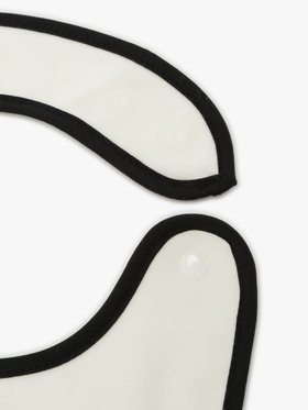 ENFANT ベビー ベビー ロゴ コットン スタイ ブラック