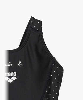FEMME ウィメンズ agnes b. x arena フィットネスワンピーススパッツ 水着 ブラック