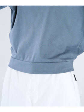 FEMME ウィメンズ 【Outlet】コットン 五分袖 Tシャツ "Davida" グレー