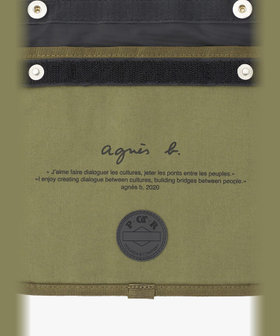 VOYAGE メンズ バッグ＆ウォレット agnes b. x POTR 2way ヘルメットバッグ   POTR01-01 カーキ