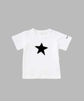 ENFANT ベビー ベビー アイコニック コットン 半袖 Tシャツ "Etoile" ホワイト