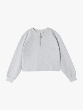 To b. by agnès b. 【Outlet】ハーフジッププルオーバー ライトグレー