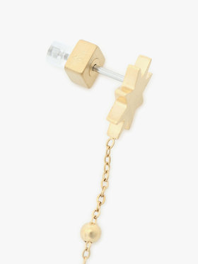 To b. by agnès b. スター ピアス ゴールド