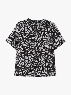 ENFANT ユニセックス IDP2 E CHEMISE キッズ ブラウス ブラック