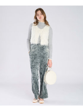 To b. by agnès b. 【Outlet】ファンシー ヤーン ベスト ホワイト