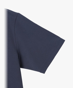 HOMME メンズ メンズ アイコニック 刺繍 コットン 半袖 ポロシャツ "Lezard" ネイビー