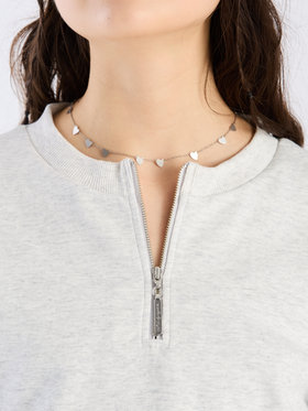 To b. by agnès b. 【Outlet】ハーフジッププルオーバー ライトグレー