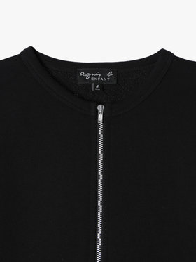 ENFANT ユニセックス 【Outlet】キッズ ジップカーディガン ブラック
