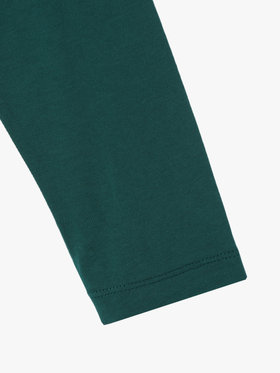 ENFANT ユニセックス 【Outlet】キッズ バイカラー コットン 長袖 カーディガンプレッション グリーン