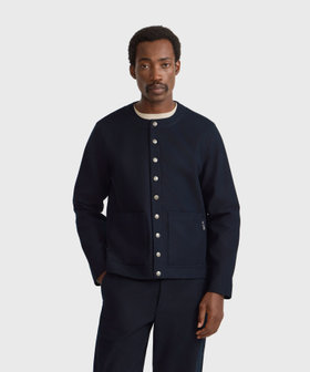 HOMME メンズ メンズ オーガニックコットン 長袖 カーディガン ブルー系その他